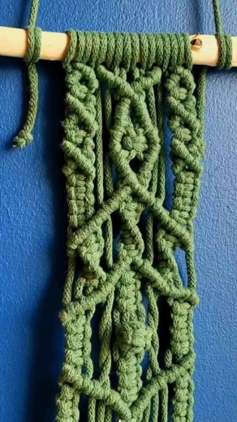 green wall macrame holder for plants tori`stale