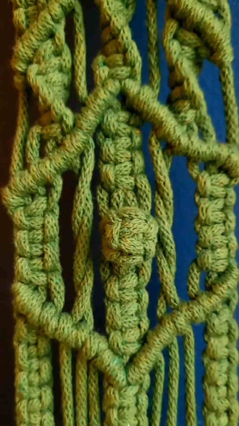 green wall macrame long holder for plants tori`stale