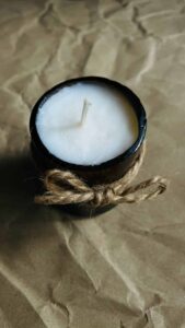 cotton wick coconut wax small candle