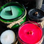 recyckling glass candles tori's tale